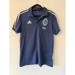 New‎ With Tags  MLS Adidas Vancouver Whitecaps Polo Soccer Jersey Mens Large